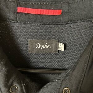 Men’s RAPHA Casual Cycling Polo Navy size medium  *excellent condition